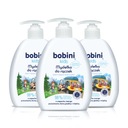 Bobini tekuté mydlo s pumpičkou pre deti 3x300ml