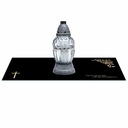 GLASS CRAFT HAND 60x20cm 490c + nápis