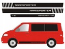 Nálepky s bočnými pruhmi VW T5 Transporter