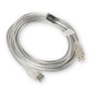 Pasívny 5-metrový predlžovací kábel USB-A 2.0, tienený, s feritovým filtrom