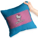 MODRÝ VANKÚŠ PRE DARČEK HELLO KITTY FAN - MÓDNE DIZAJNY