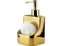 ARMINA Ceramic GOLD Dávkovač mydla / prostriedku na umývanie riadu 450ml + Podložka