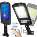 Pohybový senzor solárnej pouličnej lampy + diaľkové ovládanie
