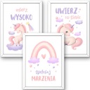 SET 3 OBRAZOV DO DIEVENSKEJ IZBY PLAGÁTY A4
