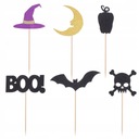 12 ks topperov na halloweenske košíčky