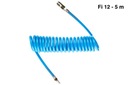 Špirálový kábel pneumatická hadica 12mm 5m