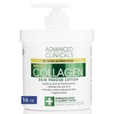 Advanced Clinicals Kolagénový kolagénový krém na telo a tvár 454g