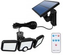 LED solárna lampa Twilight pohybový senzor + diaľkové ovládanie