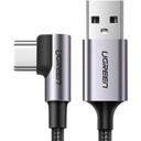 2v1 Ugreen USB - USB-C uhlový kábel, 2m, 3A