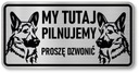 Pozor psov znak - nemecký ovčiak