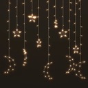 LED SVETELNÉ ZÁCLONY STARS Lampy Záves 138LED