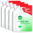 DETTOL Antibakteriálna náplň do mydla SET 4x 500 ml hydratačná vôňa aloe