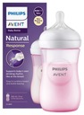 AVENT FĽAŠA NATURAL 3 RESPONSE 260ML RUŽOVÁ IMITUJE MATKY PRSIE SCY903/11