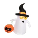 Halloweenske nafukovacie nádvorie vonku