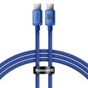 Baseus rýchly kábel USB typu C na typ C 100W 1,2m modrý