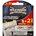 7+ náplní Nože WILKINSON Quattro TITANIUM Core Motion