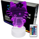 Hello Kitty 3D LAMP nočná LED lampa