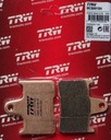 TRW ZADNÉ BRZDOVÉ DESTIČKY KAWASAKI ZZR1400 ABS 06-20