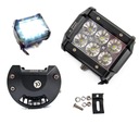 6 LED HALOGÉNOVÁ PRACOVNÁ LAMPA 18W 12V 24V E9 IP67