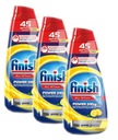 Finish All-in-1 MAX gél do umývačky riadu 900 ml citrón x3