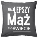Vankúš NAJLEPŠÍ MANŽEL NA SVETE darček 50x50