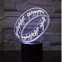 3D LED RING LORD OF THE RING LAMP USB + DIAĽKOVÉ