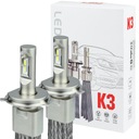 H4 K3 CSP LED ŽIAROVKY PASÍVNE SUPER JASNÉ 20000lm
