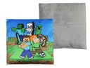 MINECRAFT CREEPER DEKORATÍVNY VANKÚŠ PYŽAMOVÝ ÚLOŽNÝ HORÚCI