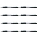 Pero Pilot Super Grip 0,7 mm čierne x8