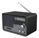 NoVEEN kuchynské rádio WOOD RETRO bluetooth USB