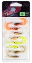 Sada gumy Fox Rage UV Micro Grub Tail 4 cm (8 ks.)