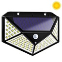 Solárna 100 LED lampa s pohybovým senzorom Nástenná lampa