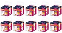 10x GU10 LED žiarovka 4,5W 3000K 350lm 60 stupňov OSRAM