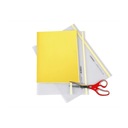 Obal na notebook BIURFOL B6, samolepiaci, 25 ks.