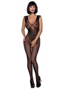N112 Bodystocking čierne bodystocking S/M/L Obsess