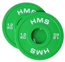 HMS záťažové taniere na cvičenie s olympijskou činkou Barbell 2x1 kg