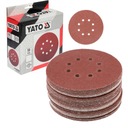 BRÚSNY KOTOUČ pre YT-82206 YT-82207 VELCRO P100 150mm 50ks YATO YT-834594