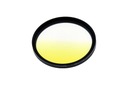 Polovičný filter 58 mm žltý