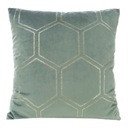 MÄŤOVÝ OBLIEK NA VANKÚŠ VELVET GEOMETRICKÝ VZOR 45x45