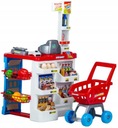 Stánok supermarketu pre detský pokladničný vozík