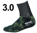 Neoprénové ponožky na plávanie, 3 mm, veľ. SSEAC