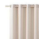 LAUREL Blackout Curtain Grommets krém