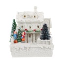 1ks Vianočná dekorácia Mini vianočný domček pre domácnosť