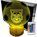 Nočná lampa Arka Gdynia Football 3D LAMP LED