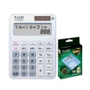 TOOR TR-1223DB dvojriadková kalkulačka 10-polohová biela