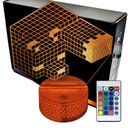 Minecraft Lisek 3D LED LAMP nočná lampa