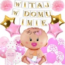 SET VITAJTE DOMA + BALÓNKY NA BALÓNY VÍTANIE BALÓN