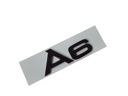 Emblém A6 pre Audi Black Glossy