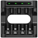 NABÍJAČKA PRE BATÉRIE NI-MH 1,2V a LI-ON 1,5V AAA R3 AA R6 USB