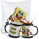 SPONGEBOB SET MAGICKÝ HRNČEK + VANKÚŠ + MENO